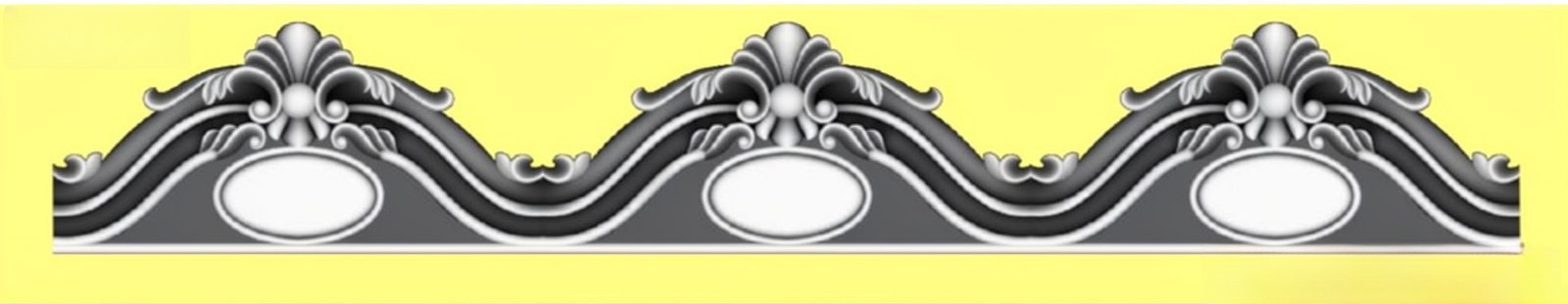 Mix - MIX-51 Elegant Classic Ornamental Border Carving 3D Model